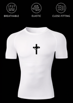 Compression Workout Shirt (Cross Graphic)