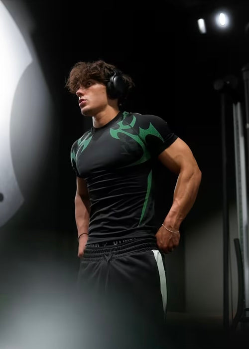 Compression Workout Shirt (Biomechanical print)