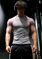 Compression Workout Shirt (Biomechanical print)